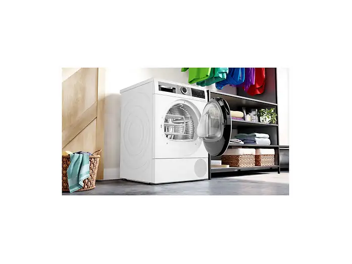 Asciugatrice BOSCH WQG245D0IT, a pompa di calore, 9 kg, profondità 61,3 cm, Auto Dry, SelfCleaning Condenser, funzione mezzo carico, Classe C - immagine 4