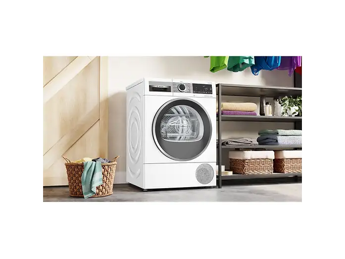 Asciugatrice BOSCH WQG245D0IT, a pompa di calore, 9 kg, profondità 61,3 cm, Auto Dry, SelfCleaning Condenser, funzione mezzo carico, Classe C - immagine 3