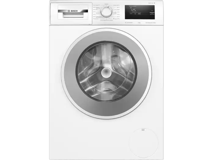 BOSCH WAN24009IT Serie 4 LAVATRICE, Caricamento frontale, 9 kg, 15 programmi, Profondità 590 mm, Giri 1200 rpm, Bianco, livello rumorosità centrifuga 71 dB(A), Classe A